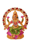 Load image into Gallery viewer, Laxmi Hindu God Hindu God laxmi fiber idol Gold