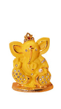 Load image into Gallery viewer, Ganesh Bhagwan Ganesha Statue Ganpati for Home Decor(2.4cm x 1.8cm x 0.5cm) Gold