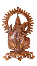 Load image into Gallery viewer, Saraswati WALL HANGING &amp; TABLE SHOWPIECE FIGURINE STATUE FOR HOME DECOR Copper