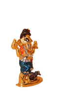 Load image into Gallery viewer, Ganesh Bhagwan Ganesha Statue Ganpati for Home Decor(2cm x 1.2cm x 0.6cm) Gold