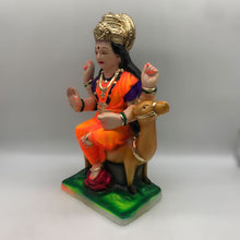 Load image into Gallery viewer, Ambe maa,Ambaji, Durga ma, Bengali Durga ma statue,idol,murti,mud idol Orange