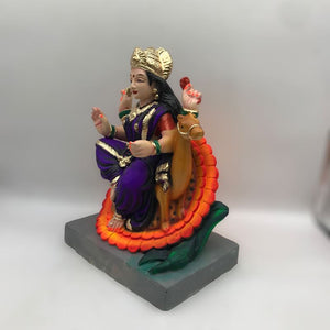 Ambe maa,Ambaji, Durga ma, Bengali Durga ma statue,idol,murti,mud idol Purple