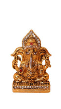 Load image into Gallery viewer, Ganesh Bhagwan Ganesha Statue Ganpati for Home Decor(2cm x 1.9cm x 0.8cm) Gold