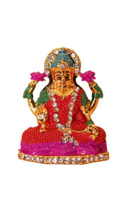 Laxmi Hindu God Hindu God laxmi fiber idol Gold