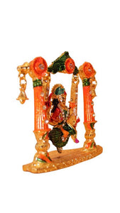 Goddess Ambaji Maa Durga Sitting Idol Statue Gold