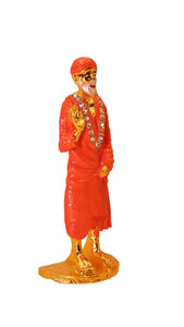 Sai Baba Statue Divine for Your Home/car Decor Gold