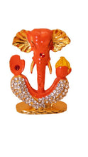 Load image into Gallery viewer, Ganesh Bhagwan Ganesha Statue Ganpati for Home Decor(2cm x 1.5cm x 0.5cm) Orange