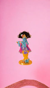 Lord Krishna,Bal gopal Statue,Home,Temple,Office decore(2cm x0.8cm x0.8cm)Blue