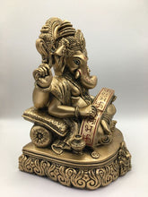 Load image into Gallery viewer, Ganesh Ganesha Ganpati Ganapati Hindu God Hindu God Ganesh fiber idol Brass