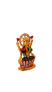 Laxmi Hindu God Hindu God laxmi fiber idol Gold