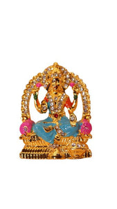 Laxmi Hindu God Hindu God laxmi fiber idol Gold