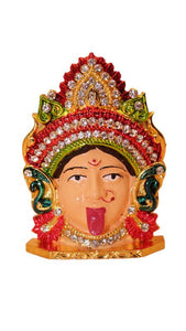 Maa Durga Devi Idol Statue Sherawali mata for decore ( 3cm x 2cm x 0.8cm) Gold