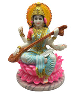 Load image into Gallery viewer, Goddess Saraswati Statue Idol For Home Temple Home Decor
Size(33x16x24)