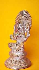 Laxmi Hindu God Hindu God laxmi fiber idol ( 8cm x 4cm x 4cm) Silver