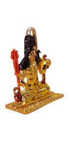 Lord Shiva Shankar Statue Bhole Nath Murti Home Decor( 2cm x 1.5cm x 0.3cm) Gold
