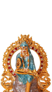 Sai Baba Statue Divine for Your Home/car Decor Gold