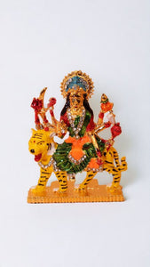 Goddess Ambaji Maa Durga Sitting Idol Statue Gold