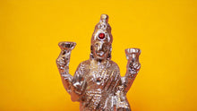 Load image into Gallery viewer, Laxmi Hindu God Hindu God laxmi fiber idol ( 4.3cm x 1.3cm x 1.3cm) Silver