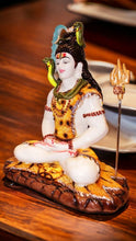 Load image into Gallery viewer, Lord Shiva Shankar Statue Bhole Nath Murti Home Decor( 15cm x 13cm x 7cm) Yellow