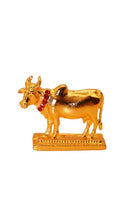 Load image into Gallery viewer, Cow with Positive Energy for Home offers Wealth(1cm x 1.5cm x 0.5cm) Gold