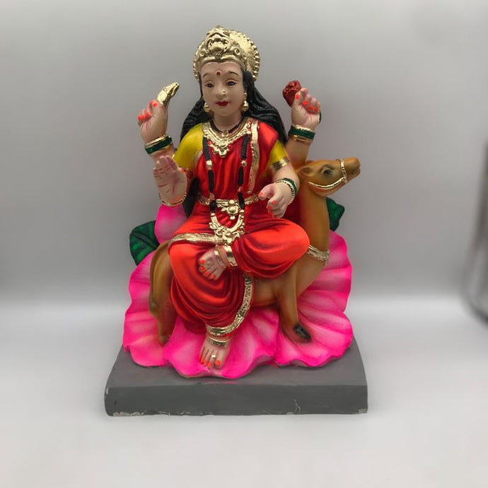 Ambe maa,Ambaji, Durga ma, Bengali Durga ma statue,idol,murti,mud idol Red