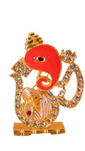 Load image into Gallery viewer, Sai Ganesh Statue Divine for Your Home/car Decor Gold