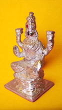 Load image into Gallery viewer, Laxmi Hindu God Hindu God laxmi fiber idol ( 4.5cm x 2.3cm x 2cm) Silver