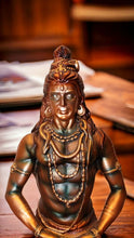 Load image into Gallery viewer, Lord Shiva Shankar Statue Bhole Nath Murti Home Decor( 15cm x 9.5cm x 7cm) Brown