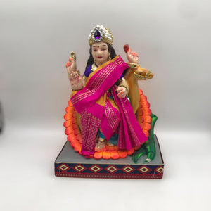 Ambe maa,Ambaji, Durga ma, Bengali Durga ma statue,idol,murti,mud idol Pink