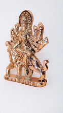 Load image into Gallery viewer, Goddess Ambaji Maa Durga Sitting Idol Statue Gold