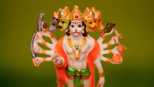 Load image into Gallery viewer, Lord Panchmukhi Hanuman Idol Bajrang Bali Murti (10cm x 4.5cm x 4.5cm) White