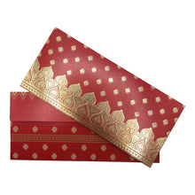 Load image into Gallery viewer, Envelopes Envelope Money holder Diwali Wedding Gift Card Pack of 10 Red