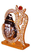 Load image into Gallery viewer, Hindu Religious Symbol Om Shiv Idol for Home,Office ( 2cm x 1.5cm x 0.5cm) Gold