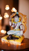 Load image into Gallery viewer, Lord Shiva Shankar Statue Bhole Nath Murti Home Decor(9cm x 5cm x 3.5cm) Silver
