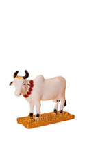 Load image into Gallery viewer, Cow with Positive Energy for Home offers Wealth(1cm x 1.5cm x 0.5cm) White