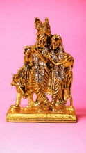 Load image into Gallery viewer, Radha Krishna Idol Showpiece Murti Gifts Home Decor(2cm x1.5cm x0.5cm)Gold