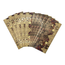Load image into Gallery viewer, Envelopes Envelope Money holder Diwali Wedding Gift Card Pack of 10 Brown &amp; gold