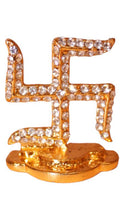 Load image into Gallery viewer, Hindu Religious Symbol Swastik Idol for Home,Car,Office(1.5cm x1.3cm x0.5cm)Gold