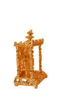 Load image into Gallery viewer, Laxmi Hindu God Hindu God laxmi fiber idol ( 2cm x 1.4cm x 0.5cm) Gold