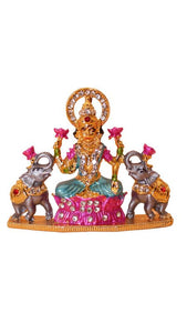 Laxmi Hindu God Hindu God laxmi fiber idol Gold