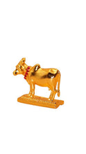Load image into Gallery viewer, Cow with Positive Energy for Home offers Wealth Gold