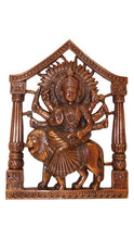 Load image into Gallery viewer, DURGA WALL HANGING &amp; TABLE SHOWPIECE FIGURINE STATUE FOR HOME DECOR Copper