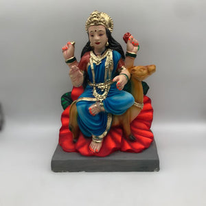 Ambe maa,Ambaji, Durga ma, Bengali Durga ma statue,idol,murti,mud idol Blue