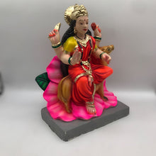 Load image into Gallery viewer, Ambe maa,Ambaji, Durga ma, Bengali Durga ma statue,idol,murti,mud idol Red