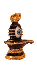 Load image into Gallery viewer, Shivling Idol Murti for Daily Pooja Purpose ( 3cm x 2.3cm x 0.8cm) Gold