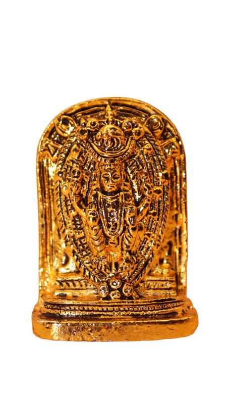 Katil Devi Idol/Statue for Pooja Gift decore(2cm x 1.5cm x 0.5cm) Gold