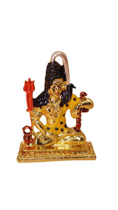 Lord Shiva Shankar Statue Bhole Nath Murti Home Decor( 2cm x 1.5cm x 0.3cm) Gold