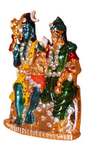Load image into Gallery viewer, Shiv Parivar Shankar Parvati Ganesha Family Idol ( 2.8cm x 2cm x 1cm) Mixclor