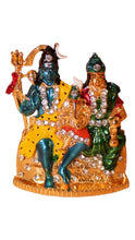 Load image into Gallery viewer, Shiv Parivar Shankar Parvati Ganesha Family Idol ( 2.8cm x 2cm x 1cm) Mixclor
