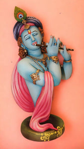 Lord Krishna,Bal gopal Statue,Home,Temple,Office decore (16cm x7.5cm x7.5cm)Blue